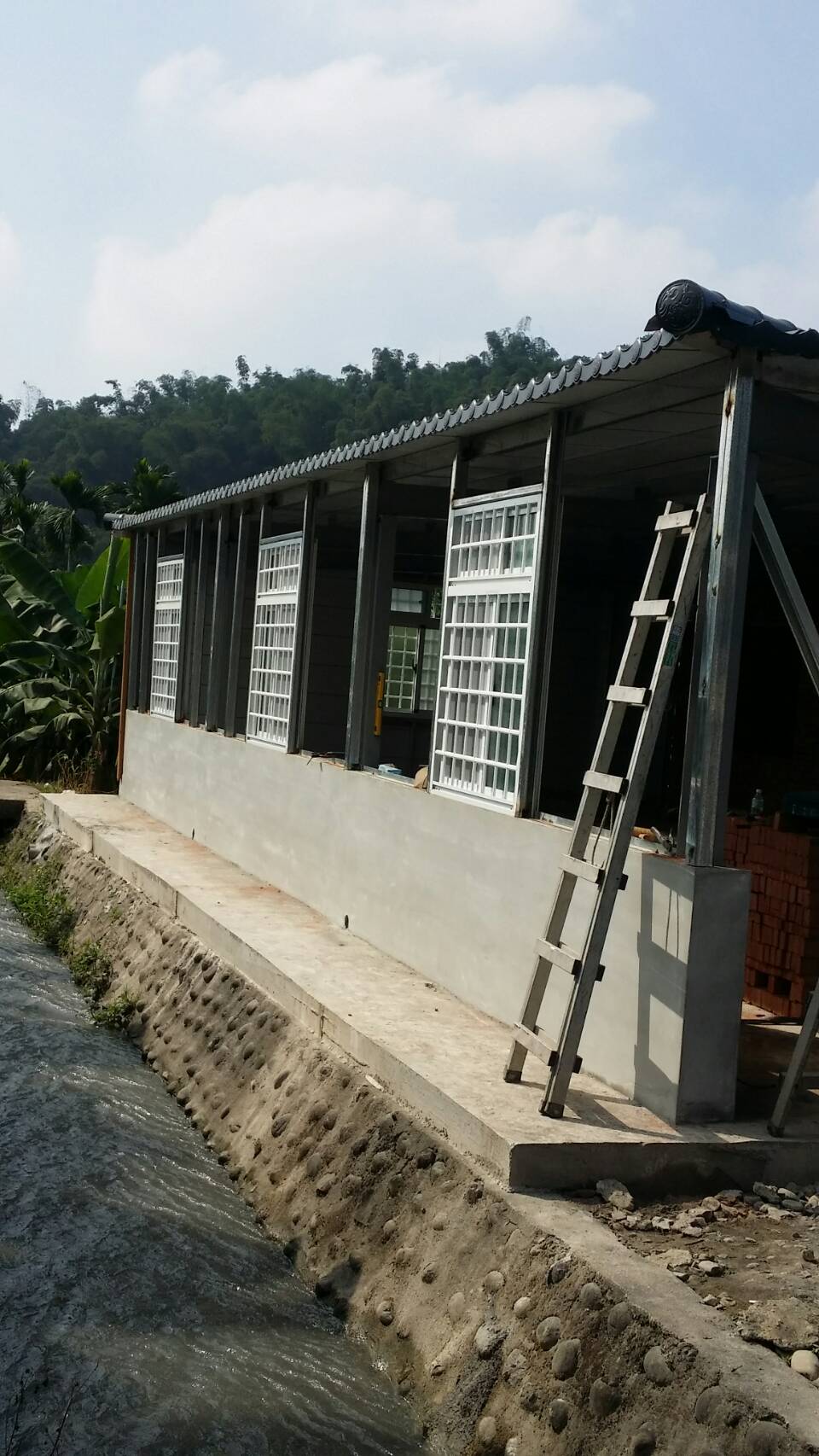 室外景觀庭院觀賞鐵厝-勝佳工程行