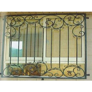 鍛鐵藝術固定窗