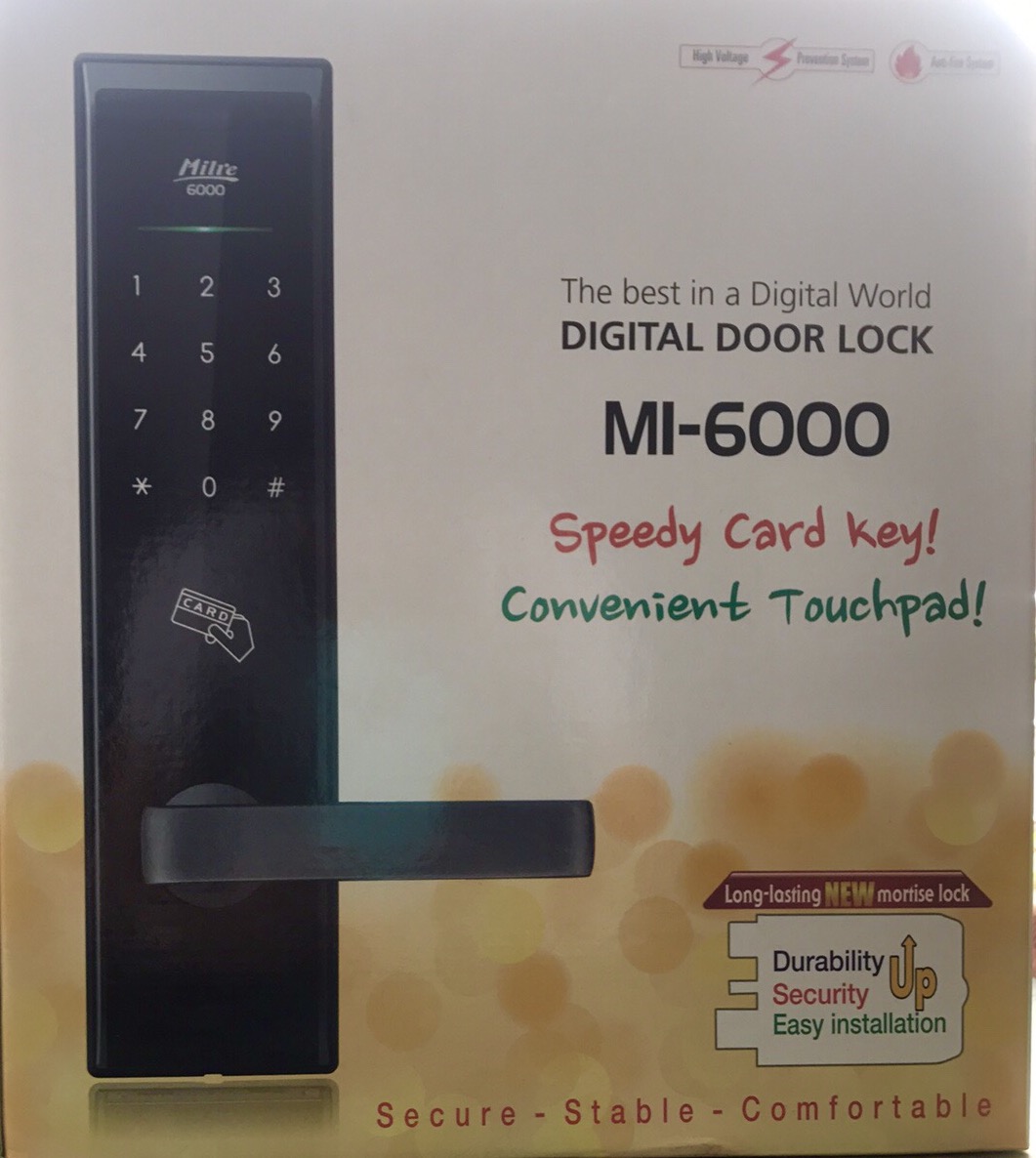 美樂3合1電子門鎖(MI-6000)