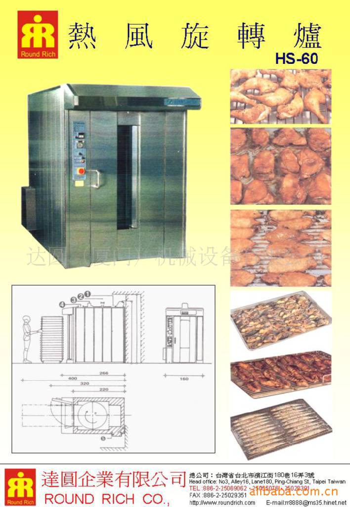 熱風旋轉爐HS-60