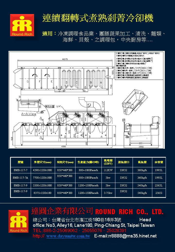 27.2連續翻轉式煮熟刹菁冷卻機2