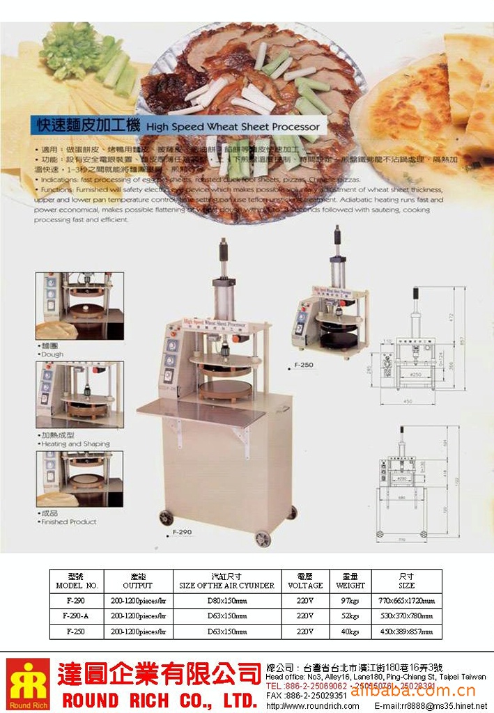 快速麵皮加工機