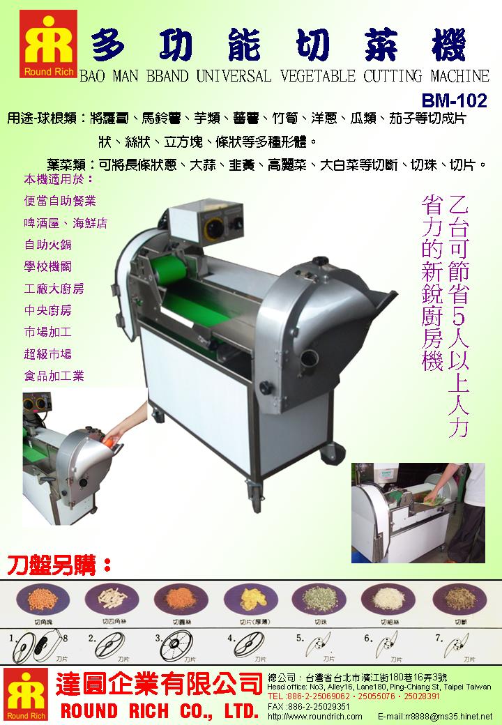12-1.多功能切菜機BM-102
