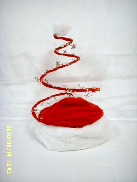 4711542838933聖誕金銀星彈簧聖誕帽