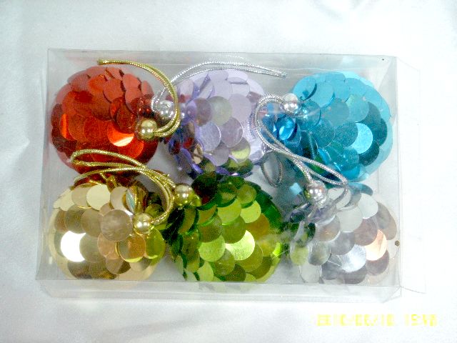 4717622272536-6入60mm多彩亮片聖誕球