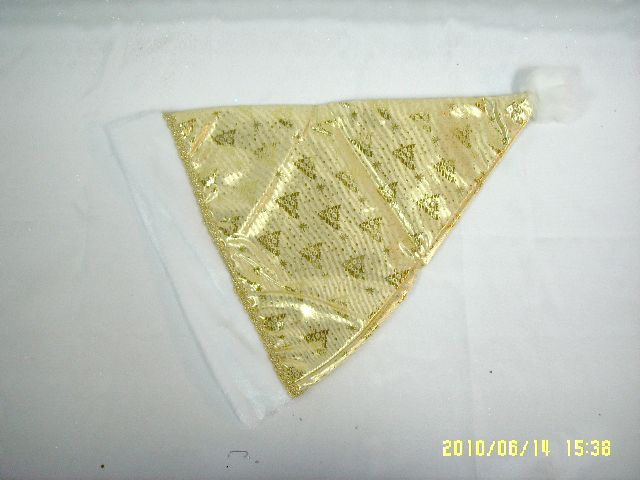 4711542837943仿金箔高級聖誕帽