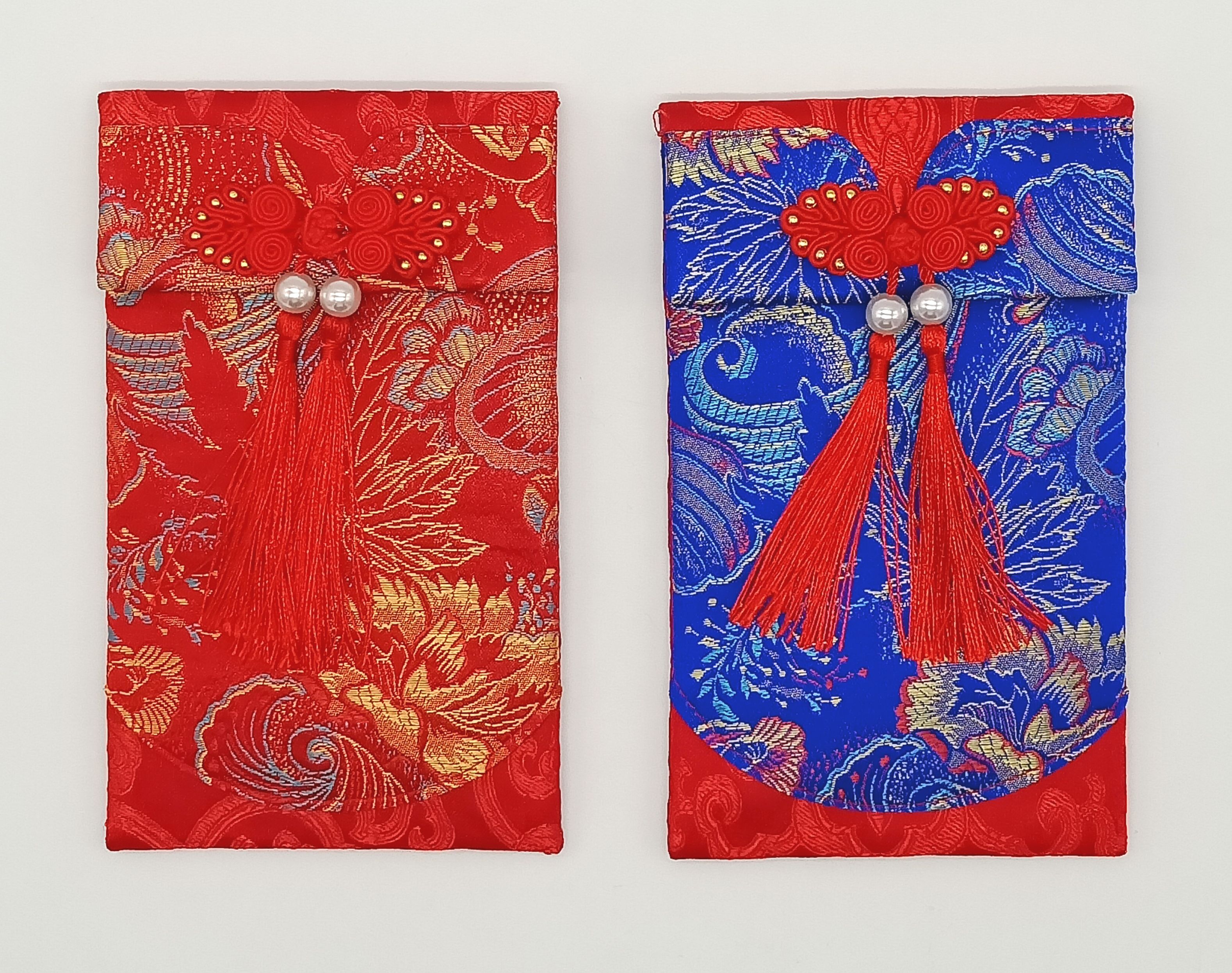 4713510789551彩繪絲綢禮袋-西式珍珠扣-直