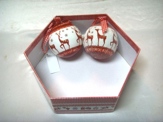 4715872473918-8公分７入光面麋鹿聖誕球禮盒