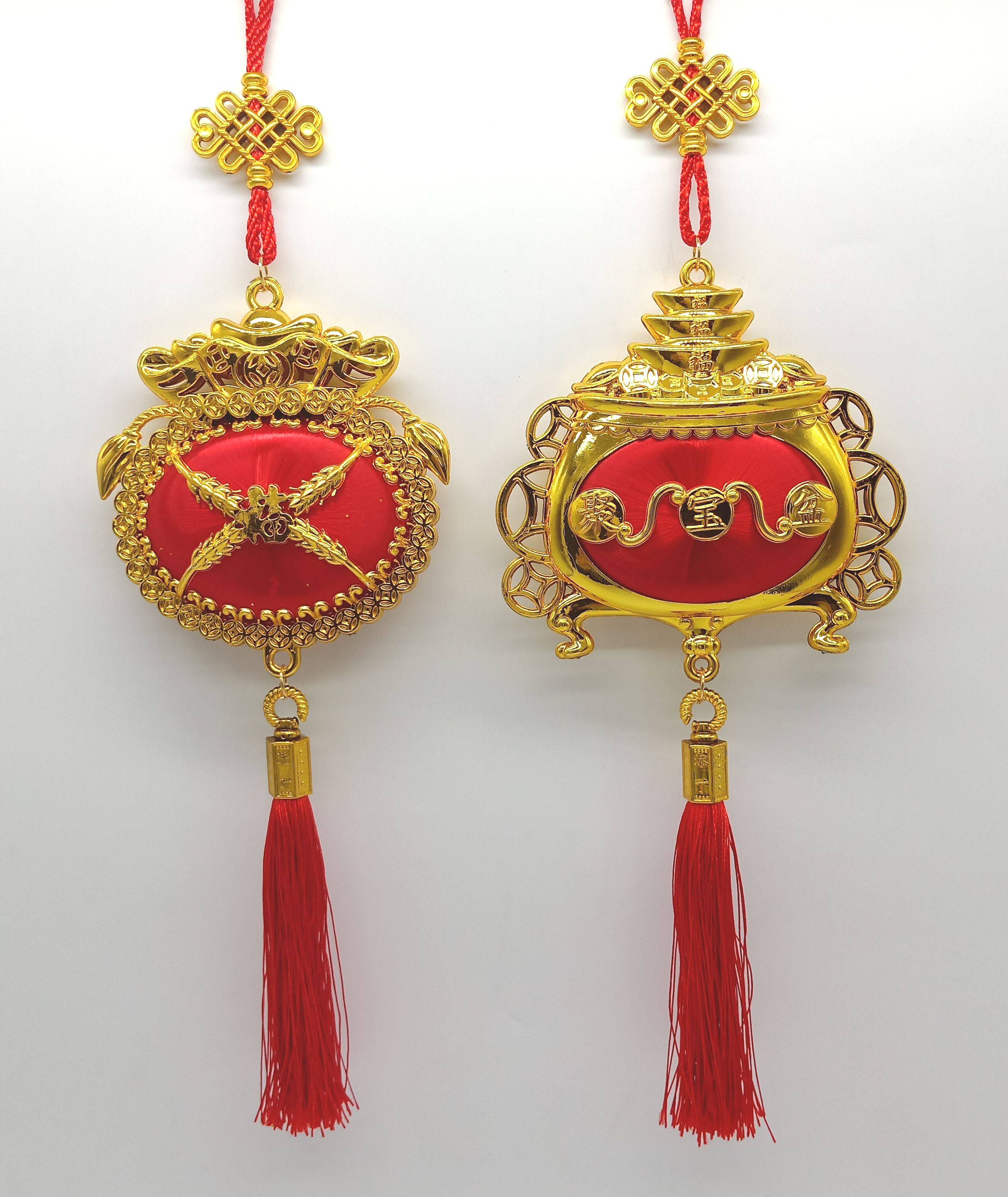 4711075071227金吉祥吊飾-錢袋聚寶盆