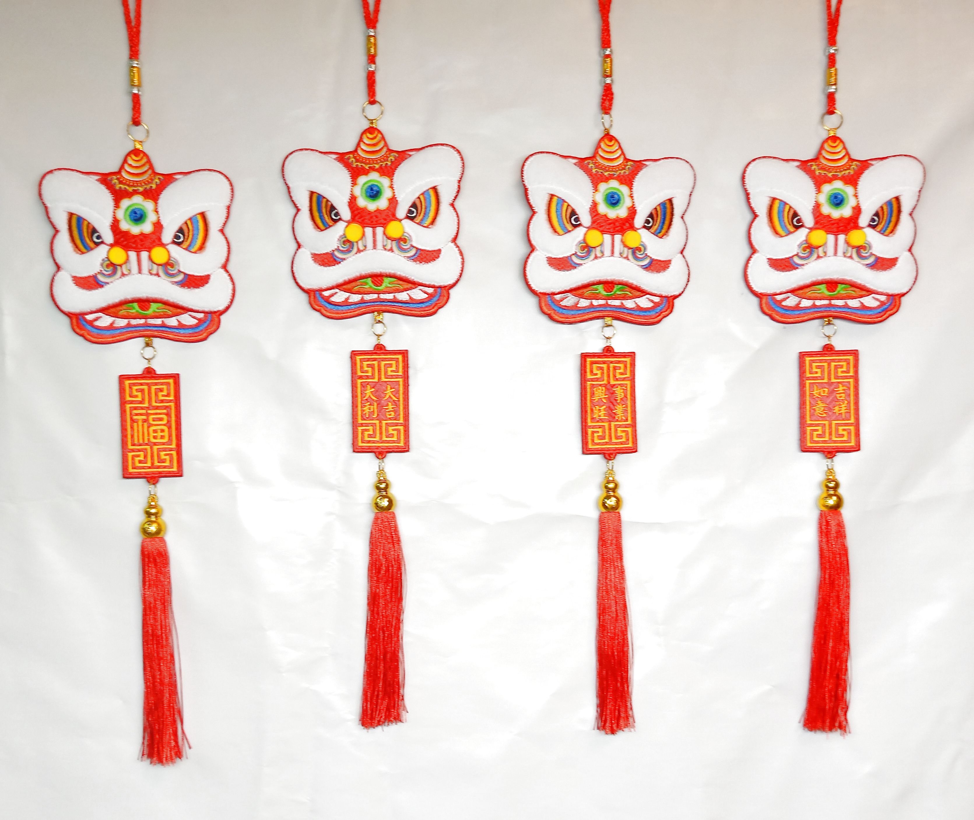 4711075070101精緻醒獅+福牌吊飾