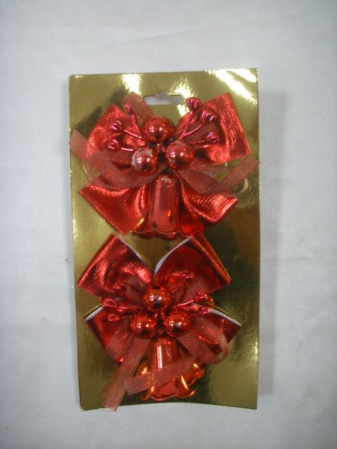 4711542832368-2入金紅蝴蝶結+鐘吊飾