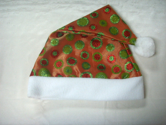 4715872476667-網紗聖誕帽-金綠蔥