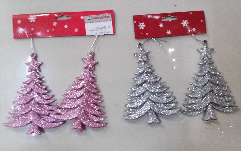 4715872470191-2入聖誕銀蔥粉吊飾組-銀.粉