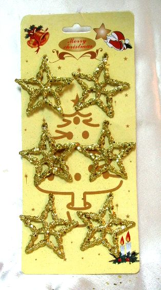 4717622273083-6入金蔥鏤空星星吊飾