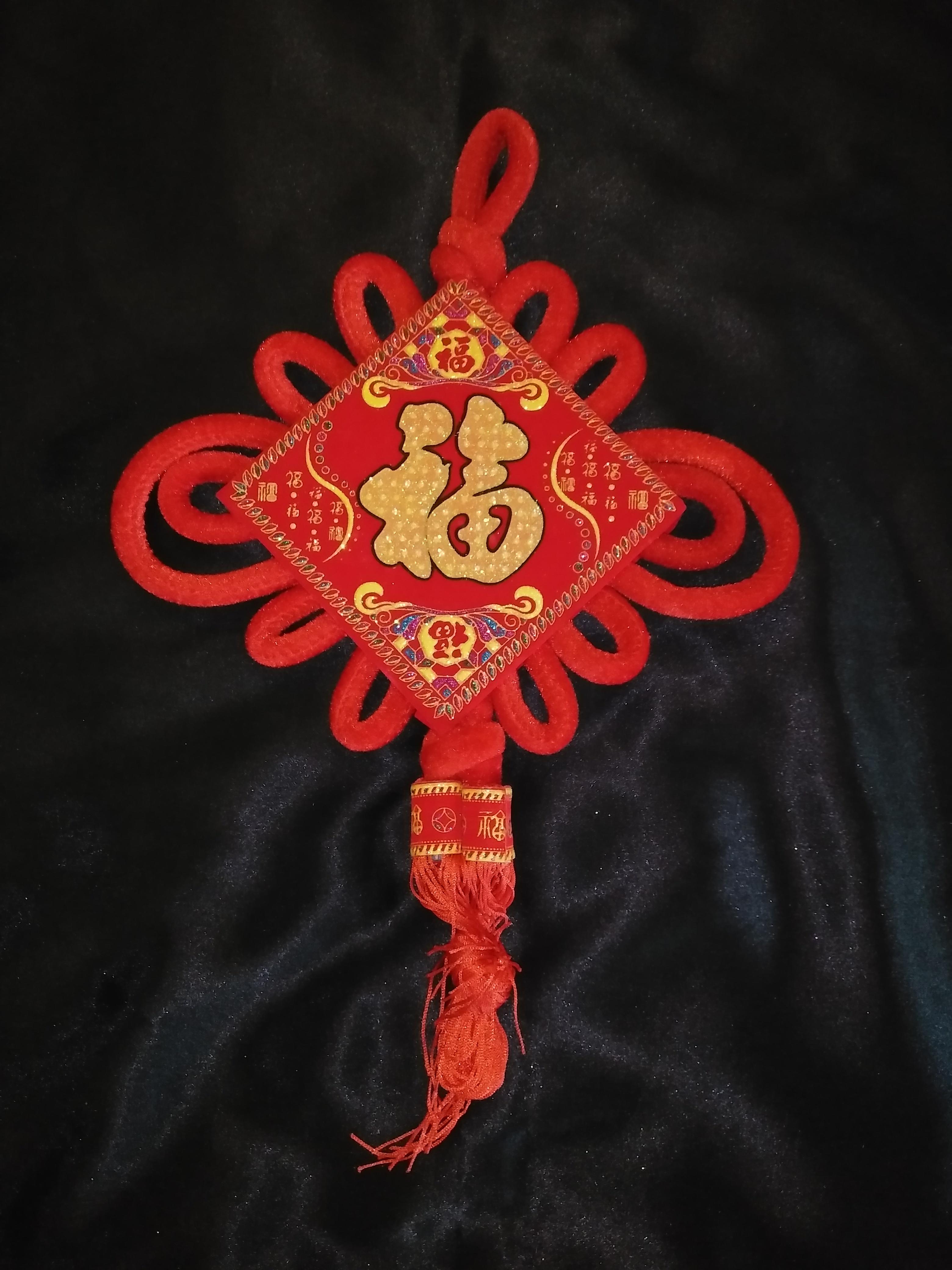 4715872477886-12cm彩印福吉祥吊飾