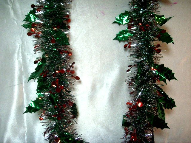 4717622272963-2呎銀白紅果聖誕金蔥條