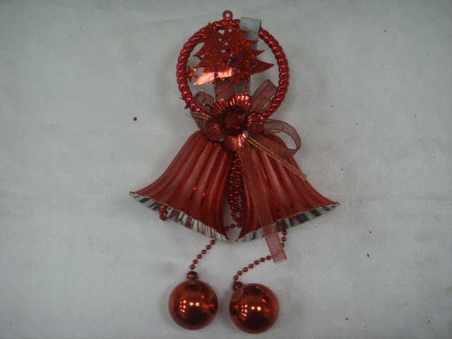 4711542830166聖誕雙鐘+雙球吊飾(金紅)