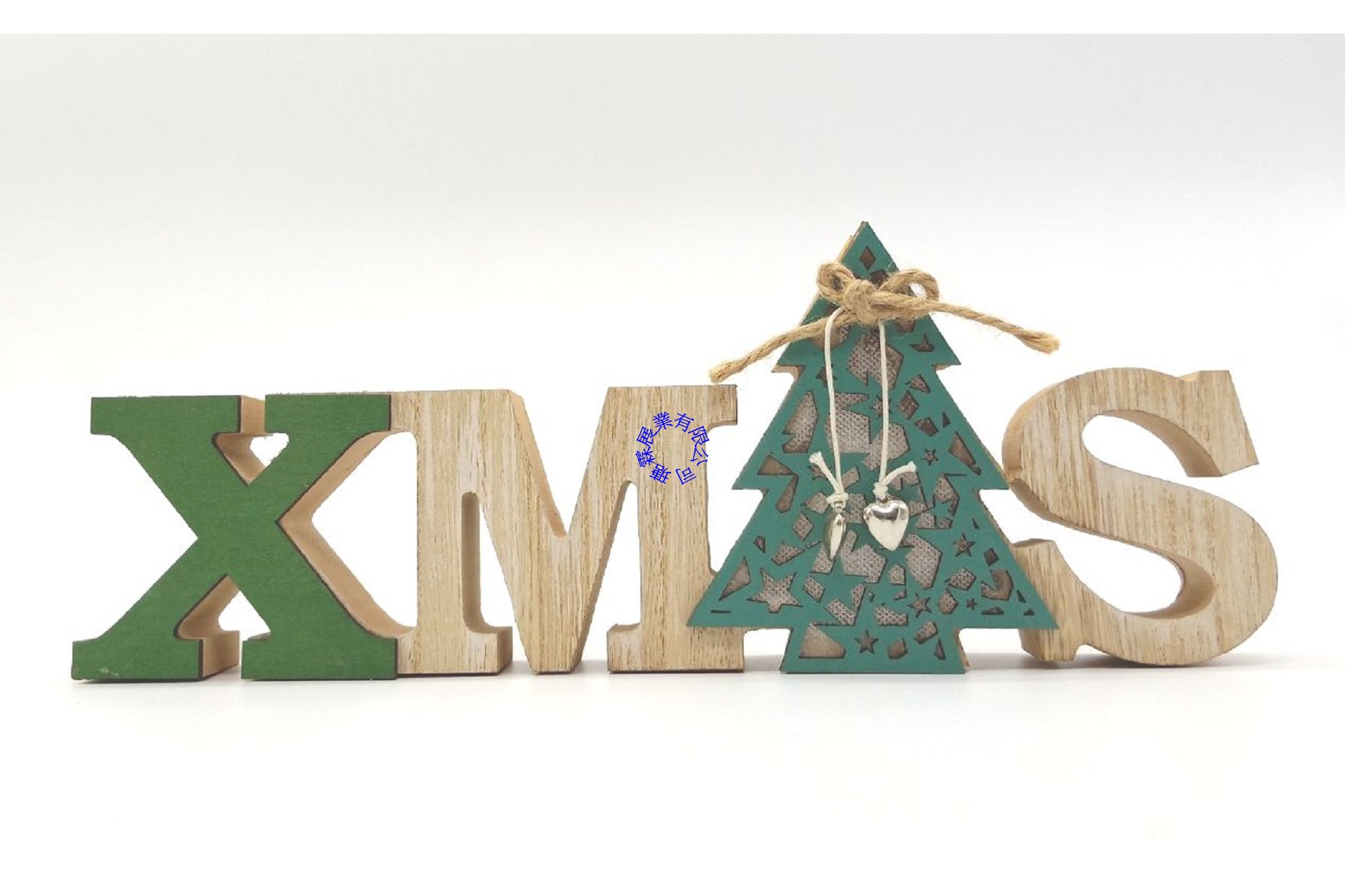 4713510788363聖誕字木片擺飾-聖誕樹2-1