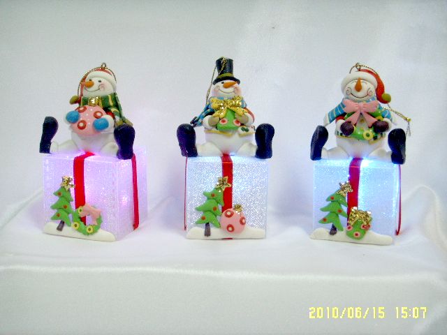 4711542839800LED軟陶PVC亮片聖誕吊飾