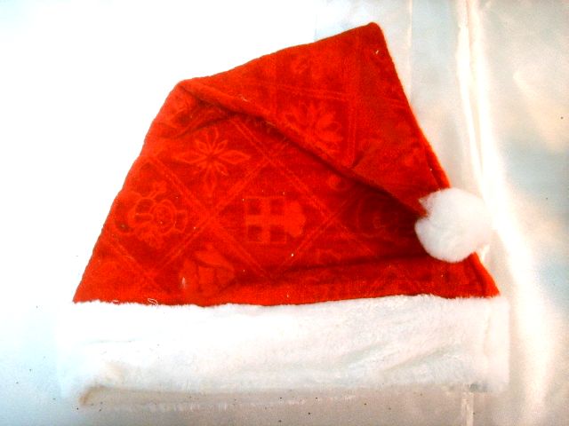 4717622272666圖騰壓紋聖誕帽