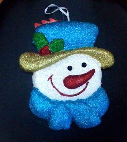 4715872471075聖誕彩蔥雪人吊飾B