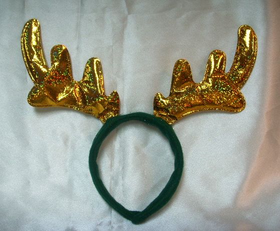 4717622272994雷射金鹿角聖誕髮箍