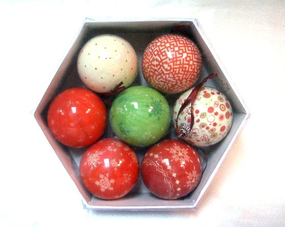 4717622272734-7入60mm多彩聖誕光球禮盒-紅