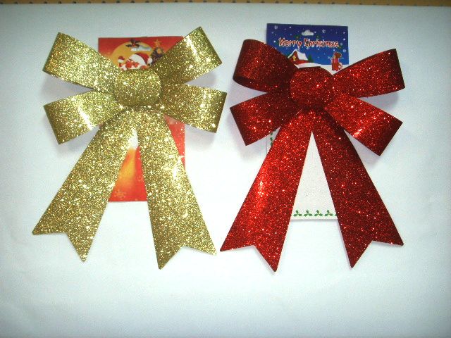 4717622277470金紅蔥蝴蝶結吊飾