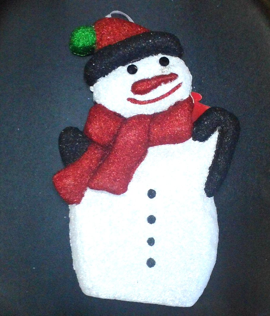 4715872471075聖誕彩蔥雪人吊飾A