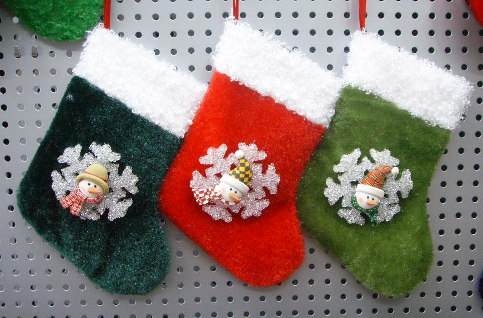 4711542837936-20cm雪花軟陶公仔聖誕襪