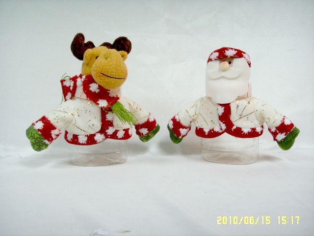 47115427839435-22cm聖誕糖果罐擺飾