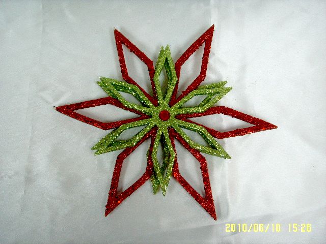 4711542830333紅綠蔥雪花吊飾B