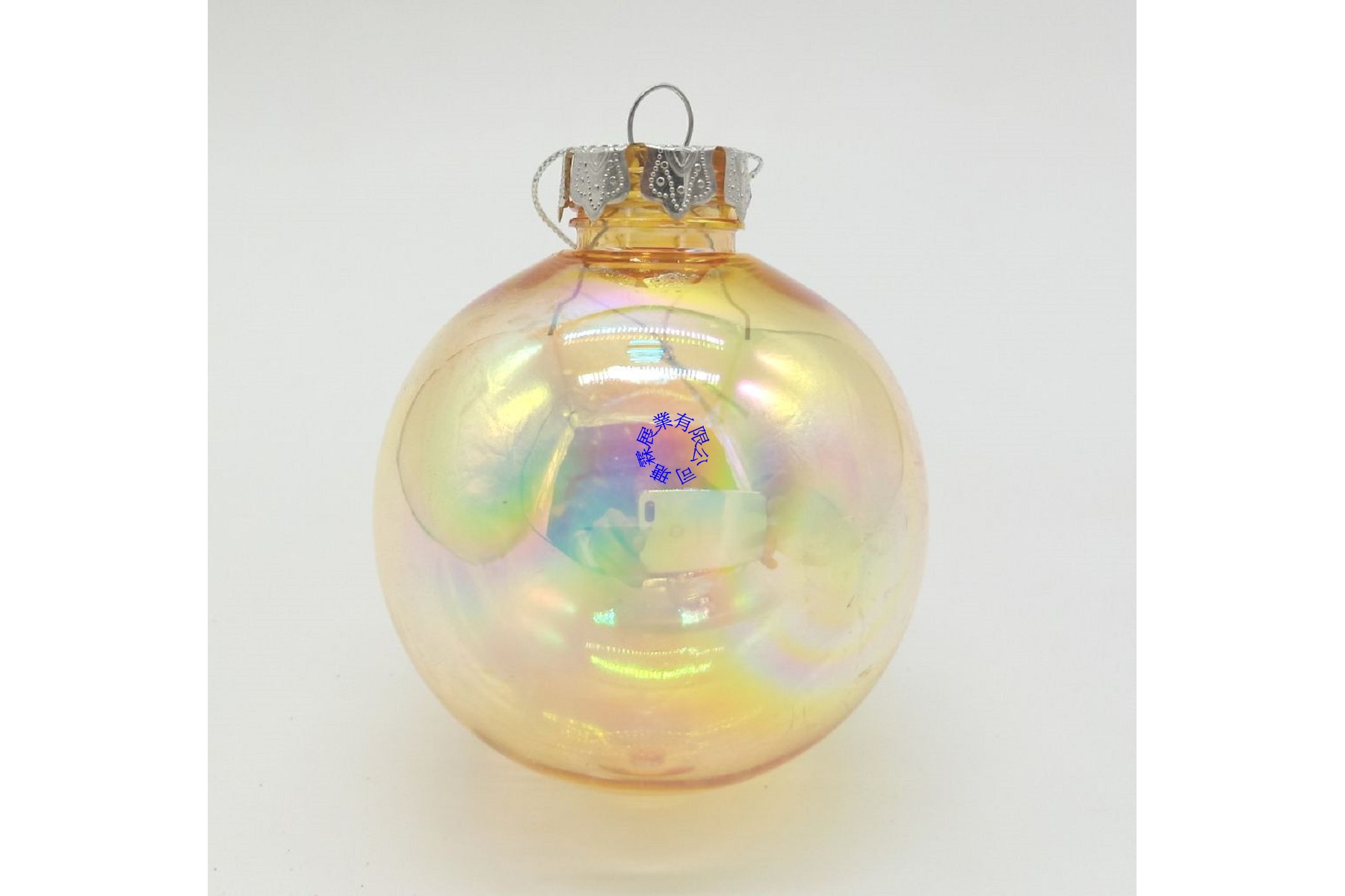 4713510788516-8CM虹彩聖誕球吊飾
