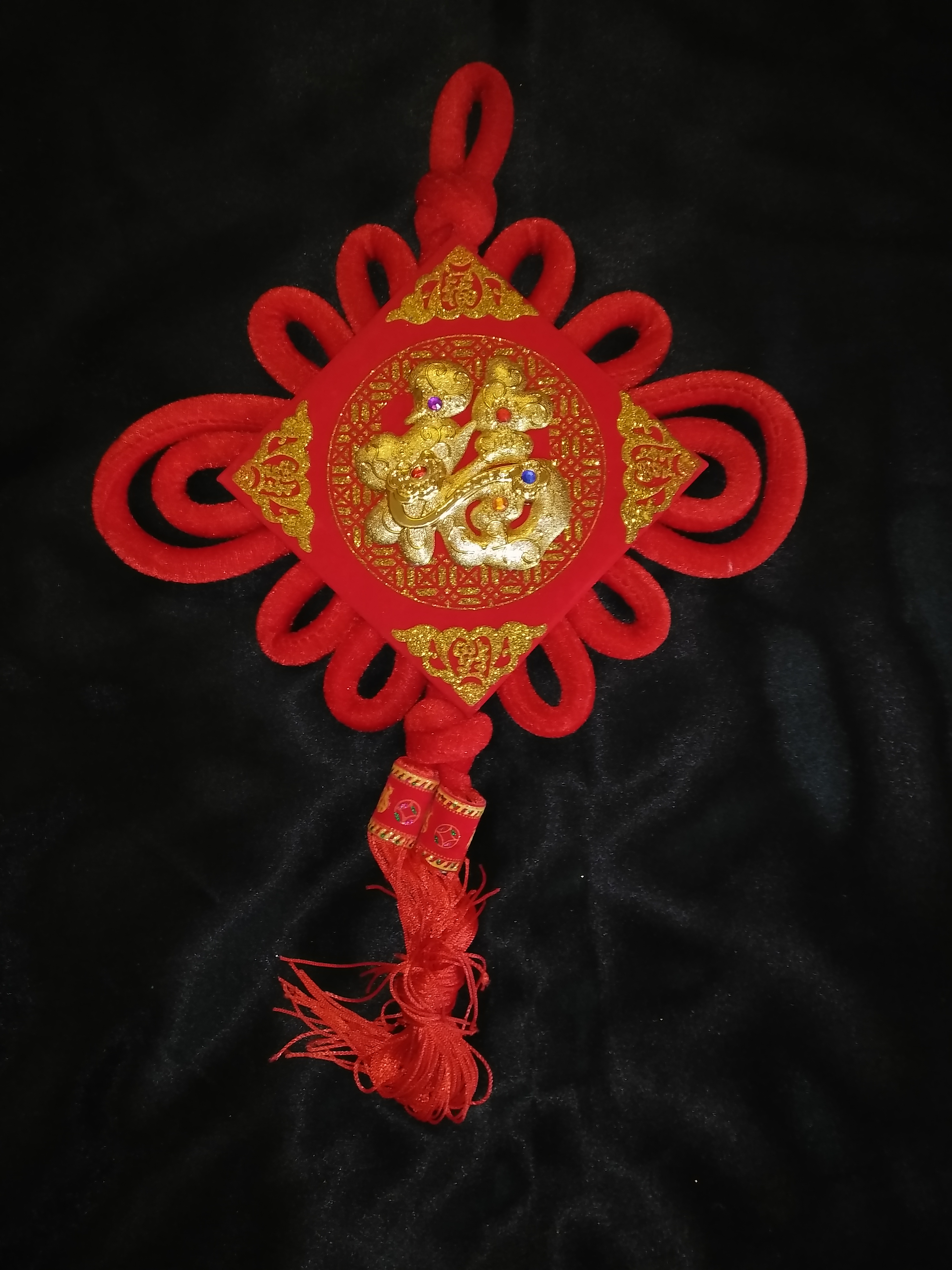 4715872477879-12cm圓滿福吉祥福板吊飾