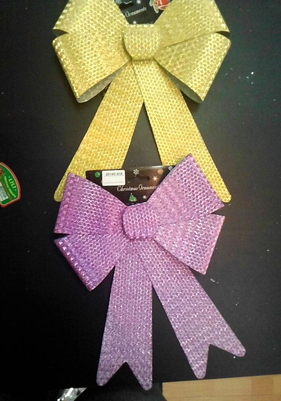 4715872470368-2入紫金格紋蝴蝶結吊飾