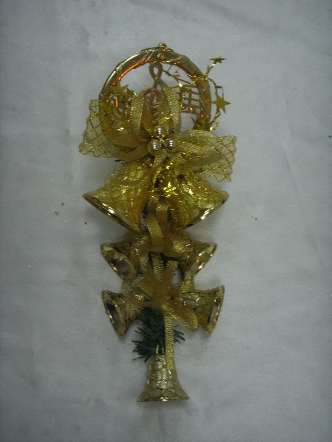 4711542838650聖誕鐘串吊飾-金紅