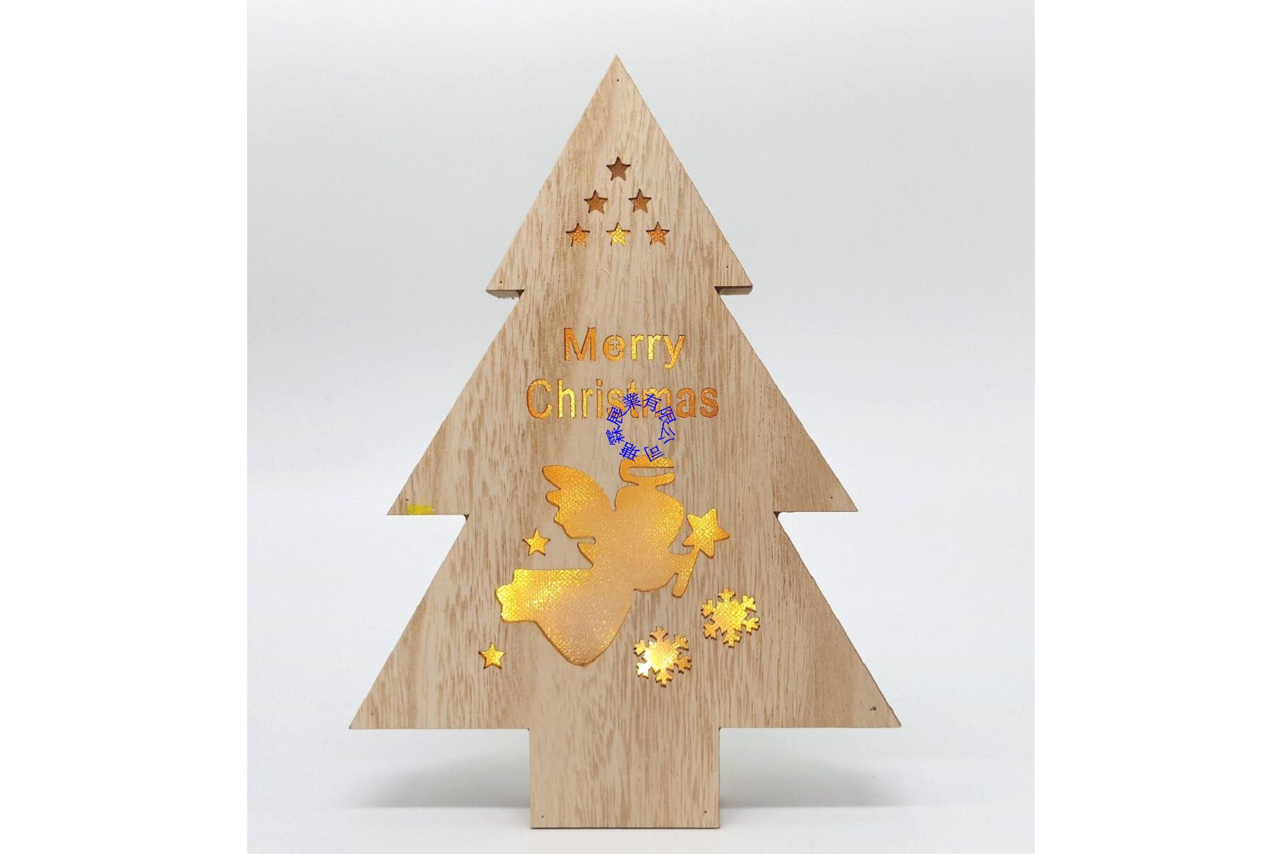 4713510788240聖誕木片擺飾-聖誕樹3-1