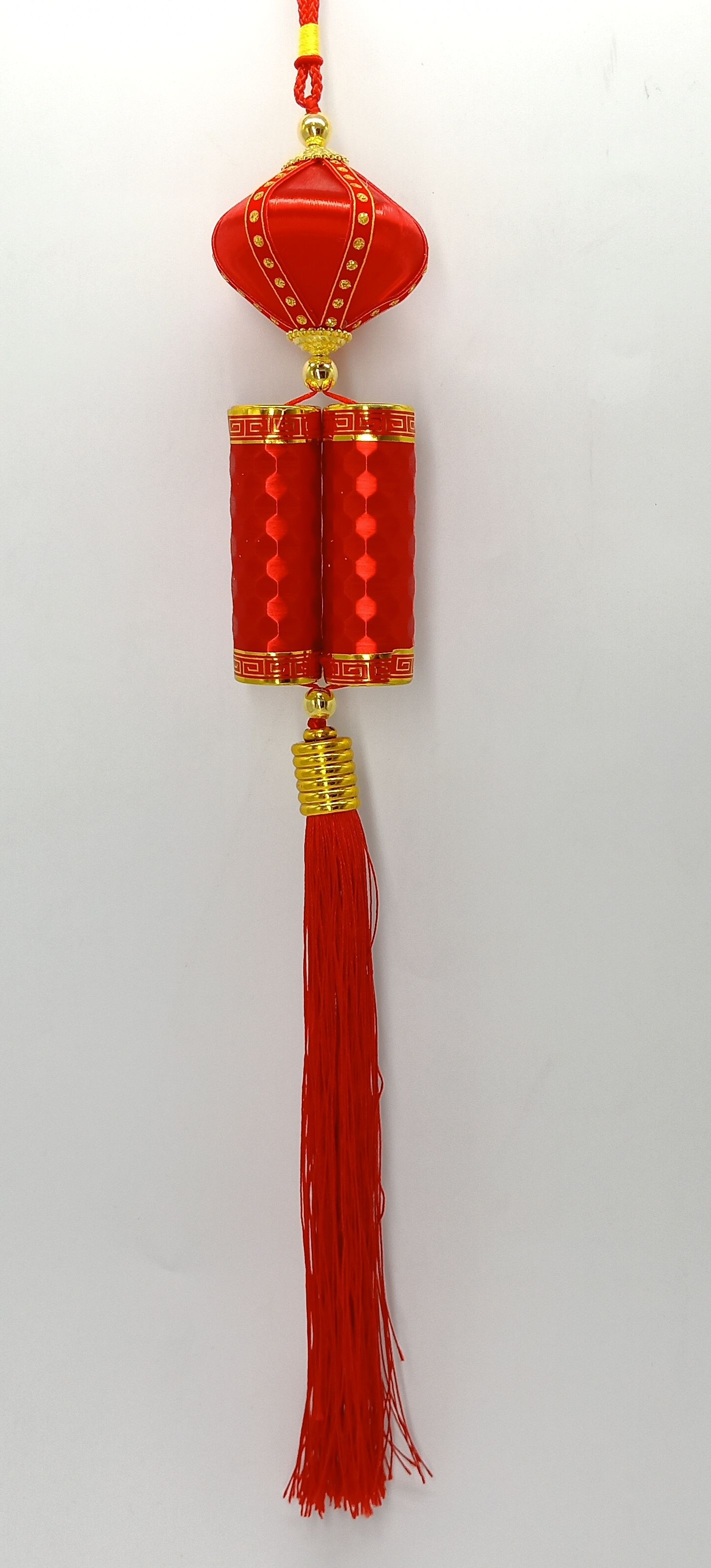 4711075070954-6cm鑽石球+對炮吊飾