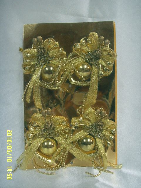 471142830180-4入電鍍球聖誕吊飾