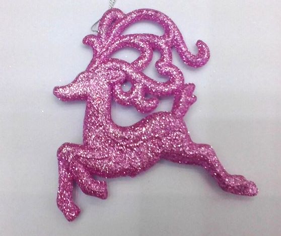 4715872470771聖誕麋鹿吊飾-金銀粉