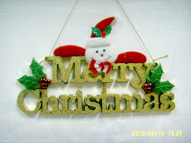 4711542839367聖誕字吊飾-雪人