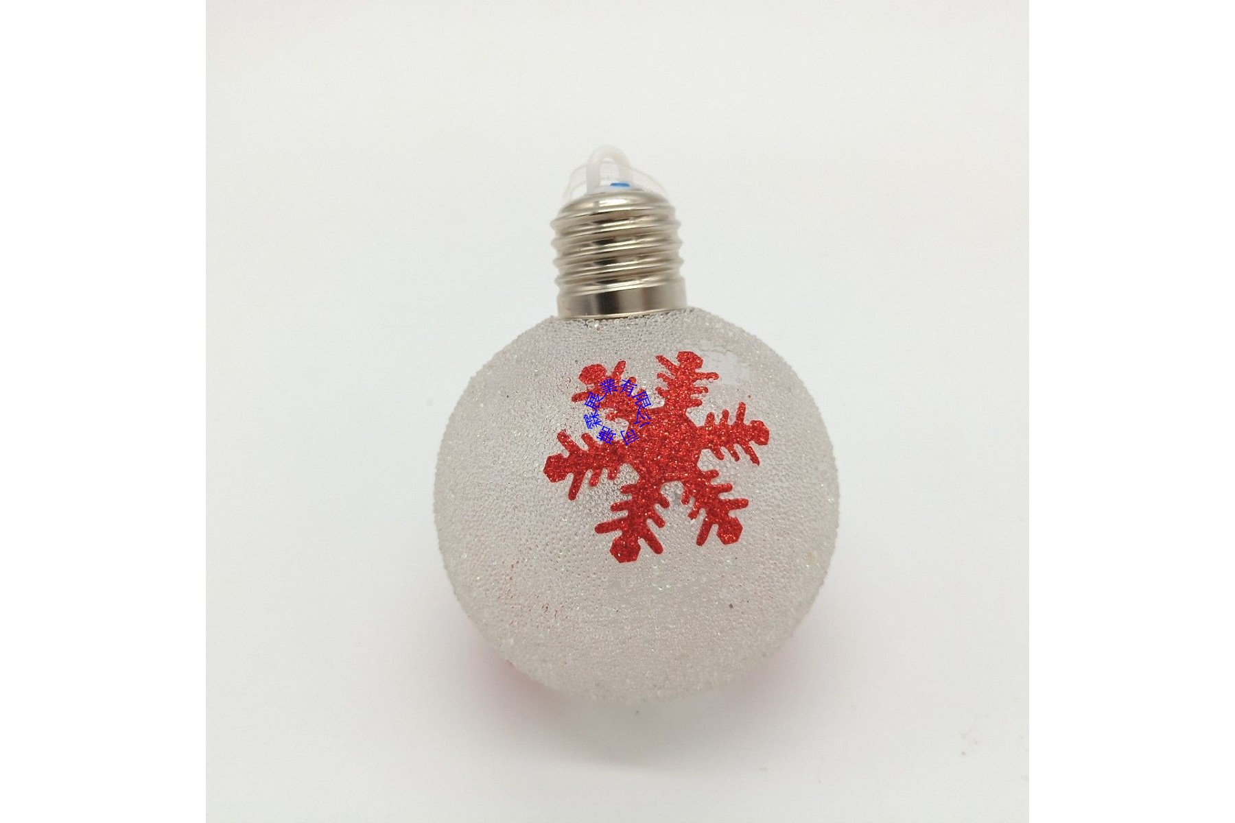 4713510788486聖誕貼布球-紅雪花