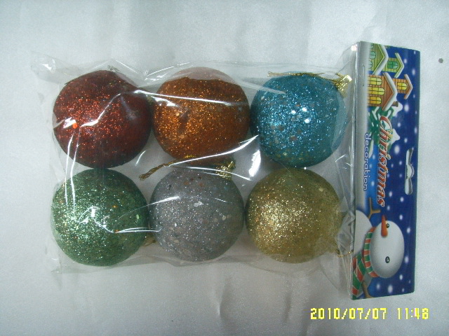 4711542839374-6入60mm彩蔥亮片聖誕球