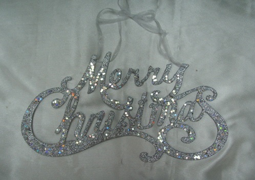 4711542830487銀蔥聖誕字吊飾