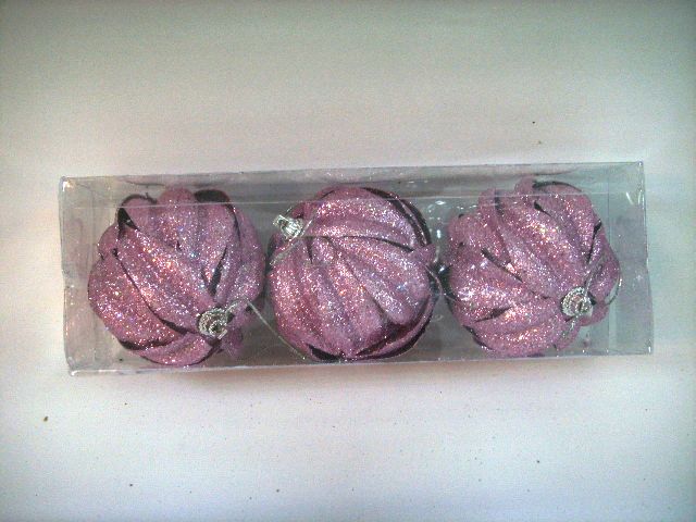 4717622277104-3入8cm紫金蔥造型聖誕球