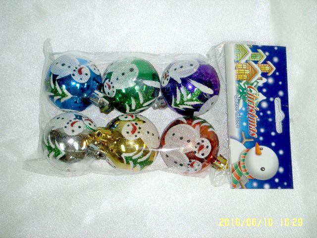 4711542830692-6入50mm雪人圖騰聖誕球