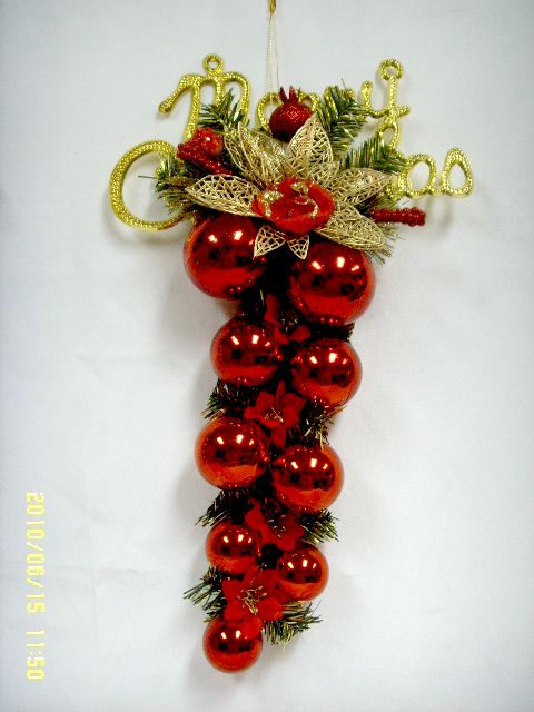 4717622272529聖誕字+電鍍球串-紅