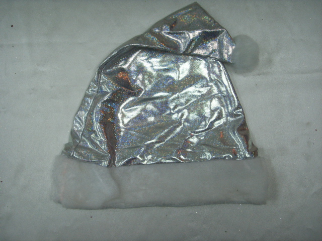 4711542838513錫箔聖誕帽-銀