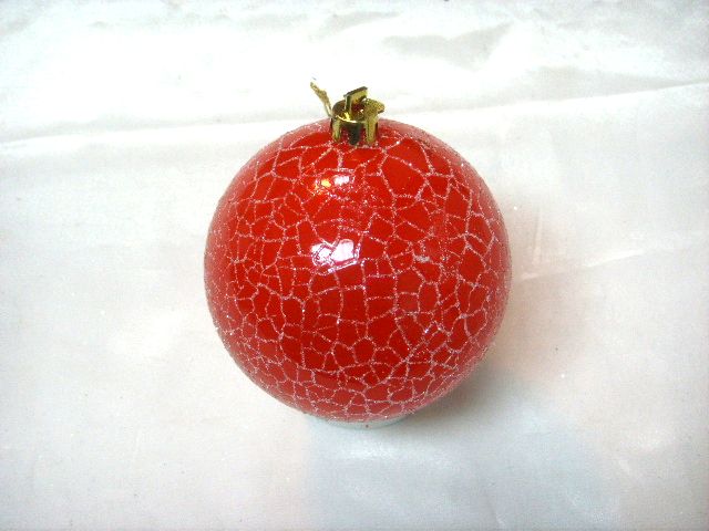 4715872473819-8cm3入紅裂紋聖誕球