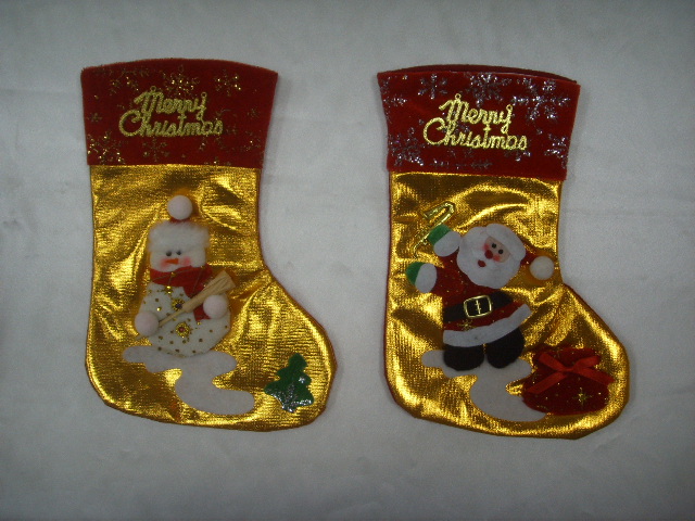 4711542831712金紅聖誕襪吊飾